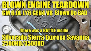 Chevy / GMC 6.0L Gen4 V8 'LS' LY6 Blown Engine Teardown. I'm Sure That Sounded GREAT.