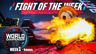BattleBots Fight of the Week BONUS: RIPperoni vs. Gruff - from World Championship VII