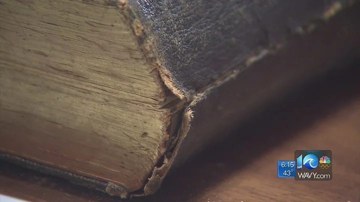 Anne McNamara reports on man who found 1800s bible