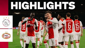 WIJ ZIJN AJAX ⚪️🔴⚪️ | Highlights Ajax - PSV | Eredivisie