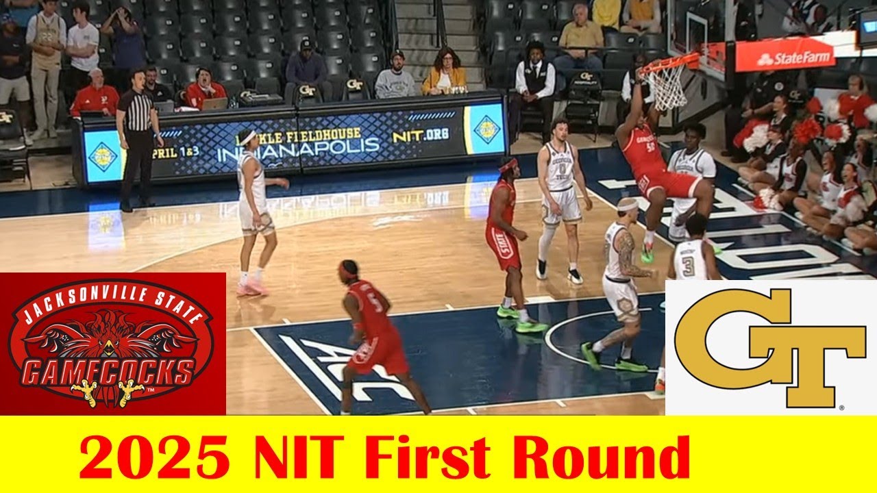 Jacksonville State vs #4 Georgia Tech Basketball Game Highlights, 2024 25 NIT First Round