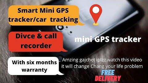 smart Mini GPS tracker/ car tracking device and mobile recorder