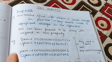 DES Analysis | Avalanche effect and Completeness Effect in DES