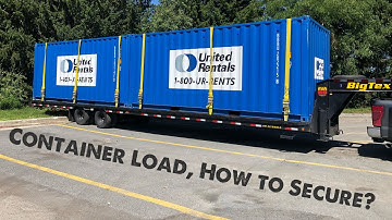 How to Secure A Container? Hotshot Trucking!
