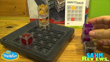 Demonstration of Gravity Maze by ThinkFun (Beginner Level)