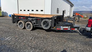 Diamond C LPT 207 Dump Trailer  9 month review