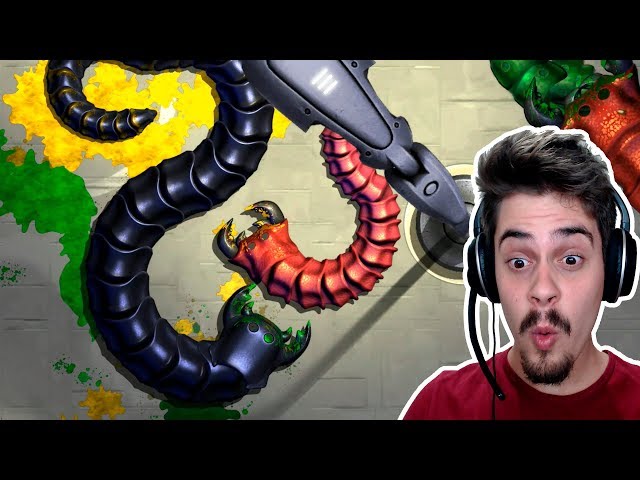 UM SLITHER.IO DE VERMES CARNÍVOROS → Insatia em: Os Jogos Mais Bizarros do  Mundo 🎮 