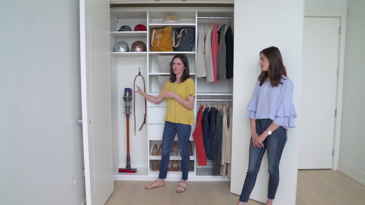A beautiful and organized entryway closet — REBECCA & GENEVIEVE
