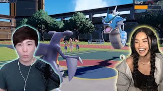 Sykkuno vs Valkyrae Intense Pokémon Battle ft. Fuslie & Peter