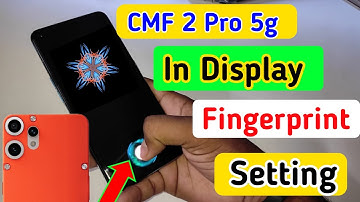 Cmf 2 pro 5g fingerprint screen lock | fingerprint lock setting in Cmf 2 pro 5g | pattern lock