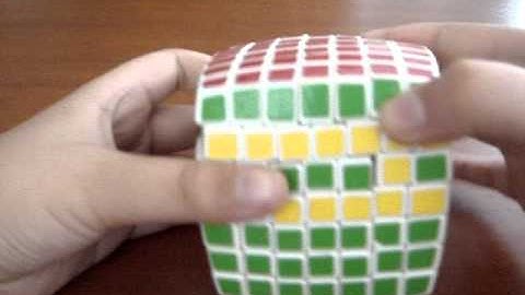 How To Solve A V Cube 7 Alphabet Pattern P Reverse