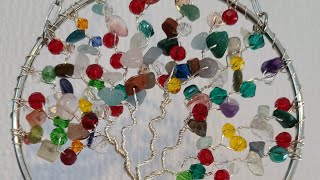 4 inch tree of life suncatcher.