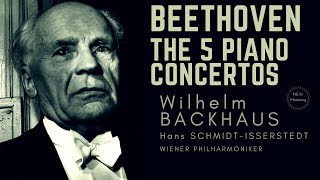 Beethoven - Piano Concertos No.1,2,3,4,5 'Emperor' / NEW MASTERING (ref.rec: Wilhelm Backhaus)