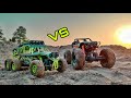 6wd Vs 4wd Rock Crawler - Big foot Monster Truck vs Wltoys 18628