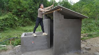 Technique Building Water Tank - Complete Walls and Roof, Complete BUILD LOG CABIN - Free Bushcraft