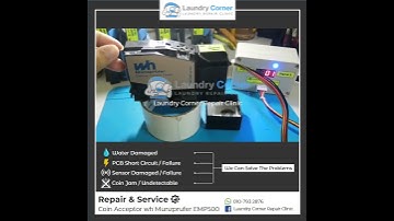Repair & Service | Commercial Laundry Coin Acceptor wh Munzprufer EMP500