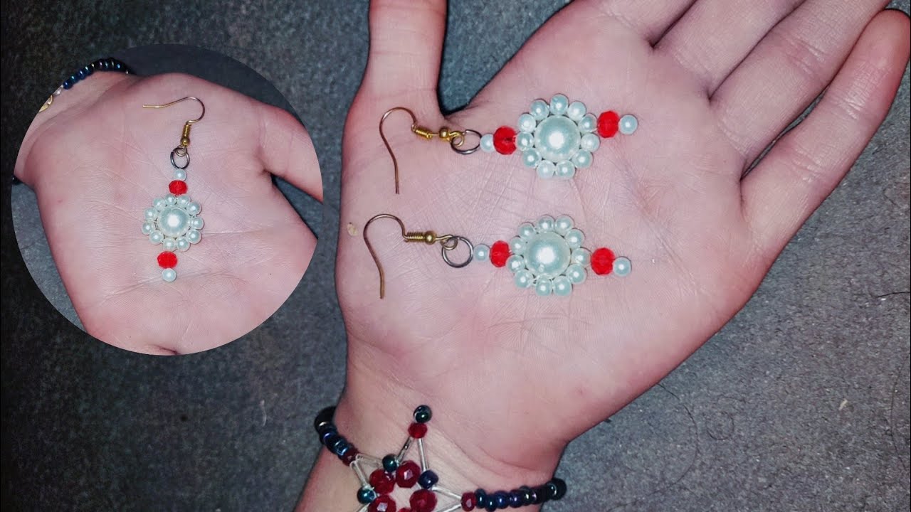 tutorial at home Images High Quality Grahic Bead jewelry making tutorial at home//beautiful earring at home ...