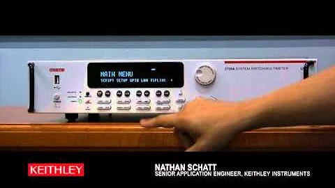 Getting Started with Keithley Instruments Model 37...