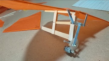 How To Make Ornithopter Mechanical Bird with Wing Flapping Mechanism Very Easy Simple