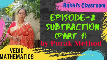 Vedic Mathematics|Speed Math|Tricks of Vedic Maths|Subtraction (part1)Purak Method|Rakhi
