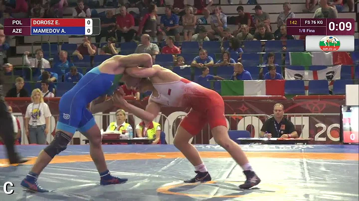 1/8 FS - 76 kg: A. MAMEDOV (AZE) df. E. DOROSZ (PO...