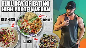 Healthy High Protein Meals // Full Day Of Eating