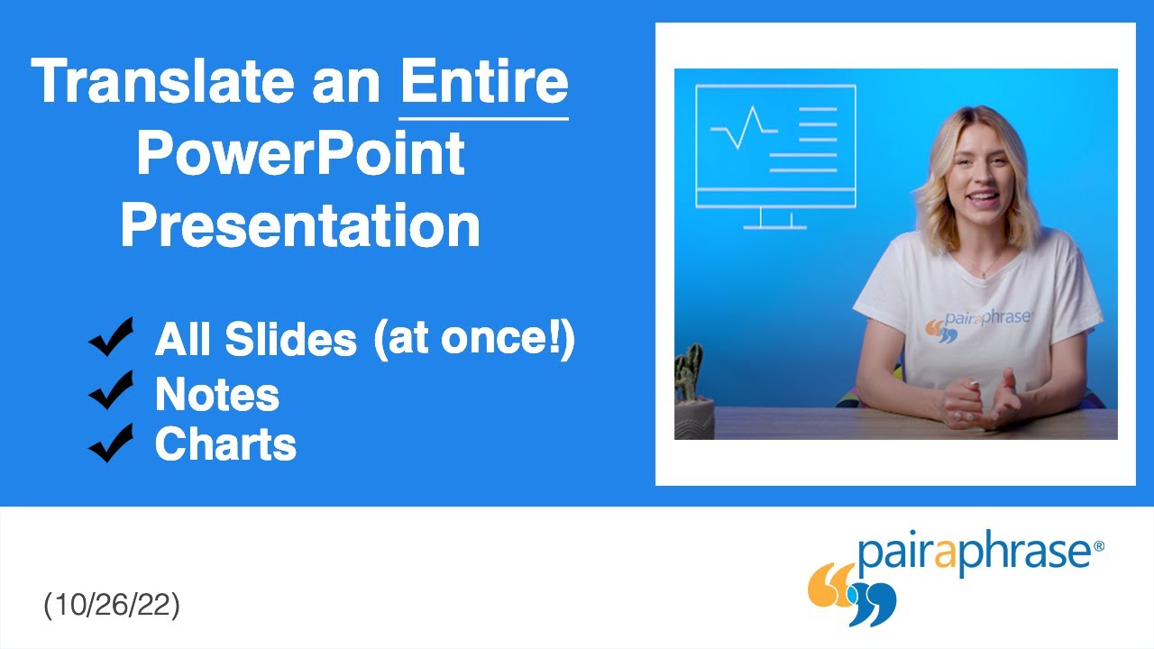 translate powerpoint presentation to english