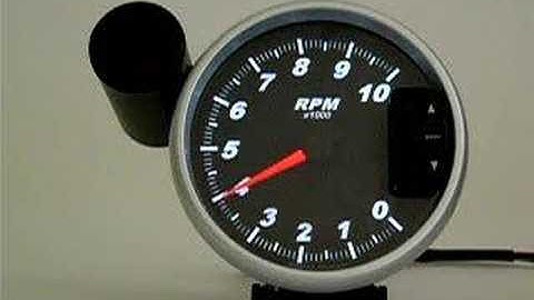 5" Marshall Pedestal Tachometer Calibration