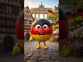 German Flag 🇩🇪 | Germany Country Introduction | #GeographyShorts | Germany