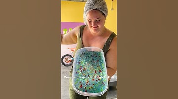Are you excited for fall?!?? I sure am! #slime #fall #transition #fallslime