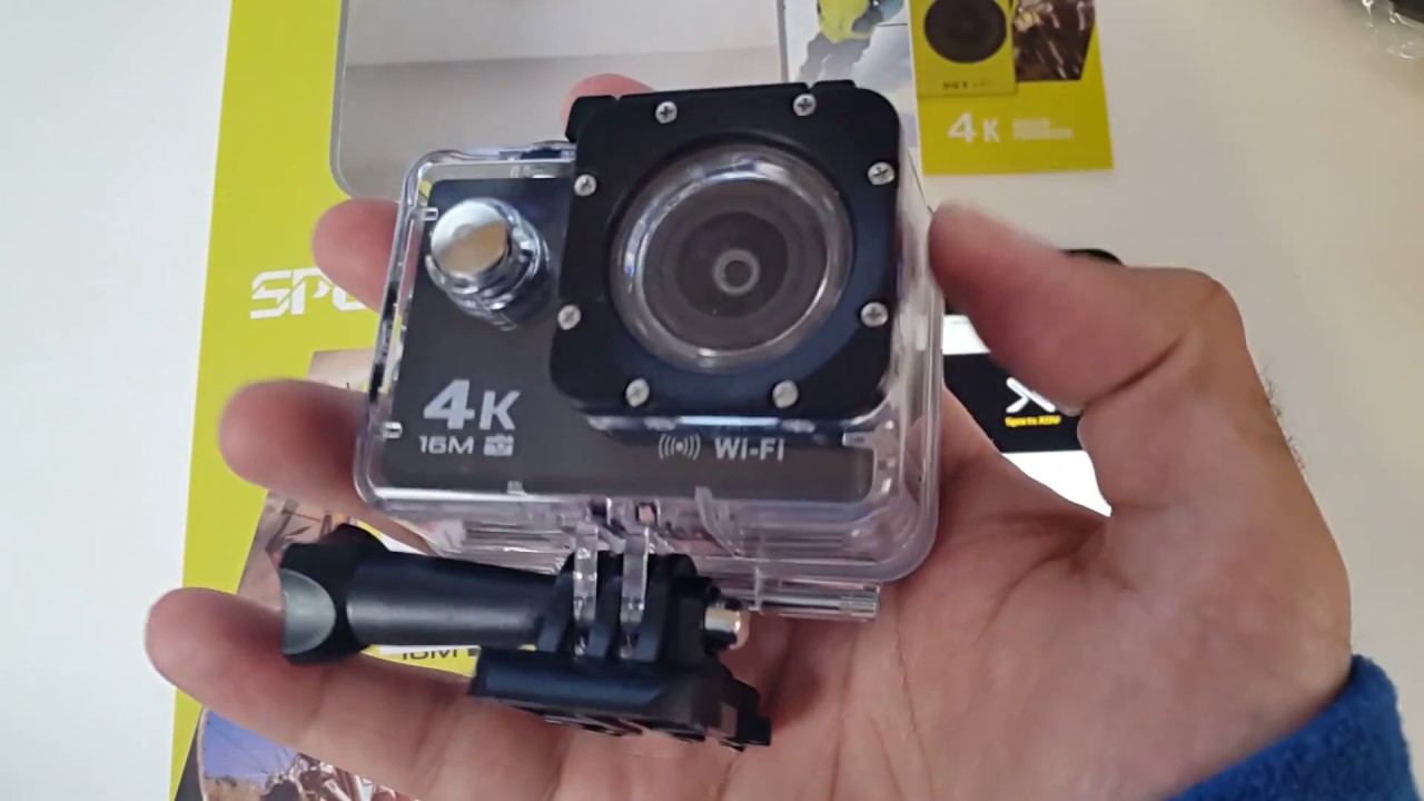 Caméra Sport Étanche Wifi 4k Slow Motion 16mp Grand Angle 170° Vidéo  Embarqué Or Yoni