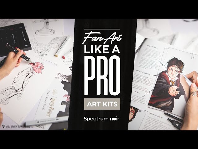 Introducing Harry Potter Fan-Art Like a Pro Art Kits! - Spectrum Noir 