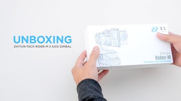 Unboxing - ZhiYun-Tech Rider-M 3 Axis Gimbal