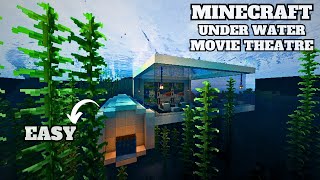 Minecraft : I Built Under Water Home Theatre