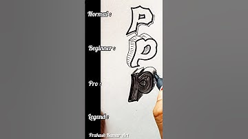 Which one is your favorite? #shorts #prakashkumarart #3ddrawing #art #lettering