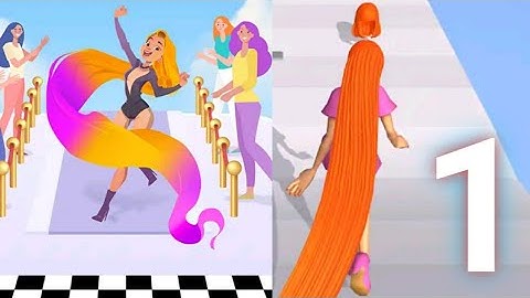 Hair Challenge Gameplay Part 1, Level 1 - 10 Walkthrough