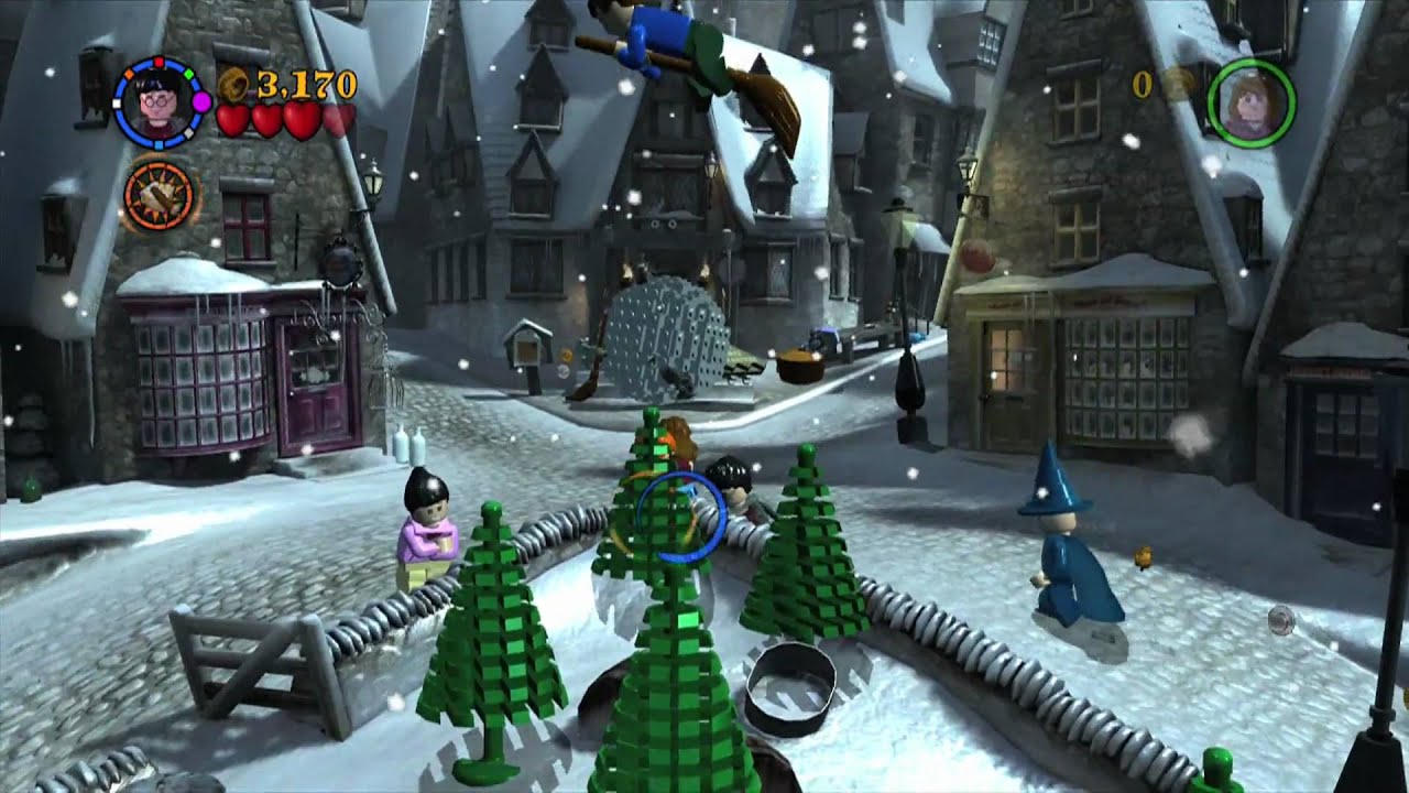 Potter Lego 1-4 | Gameplay trailer Hogsmeade -