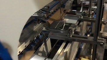 GK-1450PCL 4 & 6 corner folder gluer machine / 2nd TEST VIDEO for 4&6 gluing points