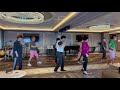 LINE DANCE PRACTICE on Cruise ship# 6  (04 -  2022)