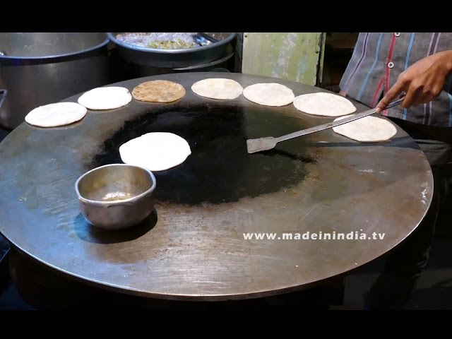 Layered Soft Indian Bread Making | How to make Roti | Chapati | Poli street food | STREET FOOD