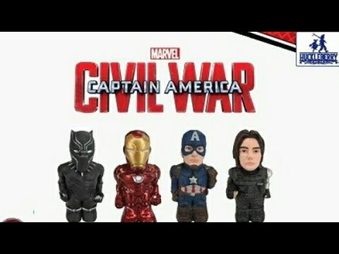 アベンジャーズ指人形（ユビーズ）5個開封