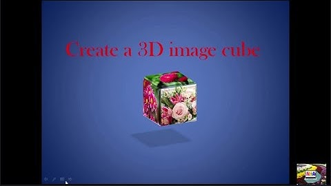 12:create a 3D image in ms powerpoint 2007