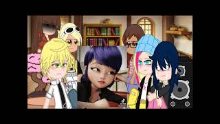 MLB react to marinette (part 2) (Adrienette) (Slight Zoenette??)