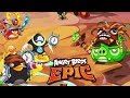 Мульт Игра про СЕРДИТЫХ ПТИЧЕК Энгри Бердс Детский летсплей Angry Birds Epic