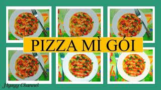 Cách làm Pizza Mì gói (mì gói chiên trứng) siêu ngon cho bữa sáng