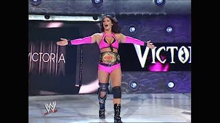 Victoria Entrance WWE RAW 2004 | All The Things She Said