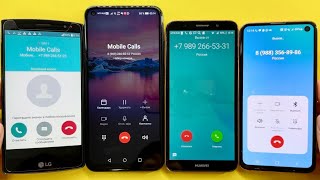 Incoming and Outgoing Calls LG G4S, Huawei P40, Huawei Y5 lite, Samsung Galaxy S10e