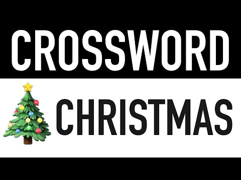 Crossword Puzzles with Answers #10 (14 Christmas Trivia Questions) | Word Games for Christmas Day