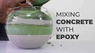 Mixing Concrete With Epoxy Resin