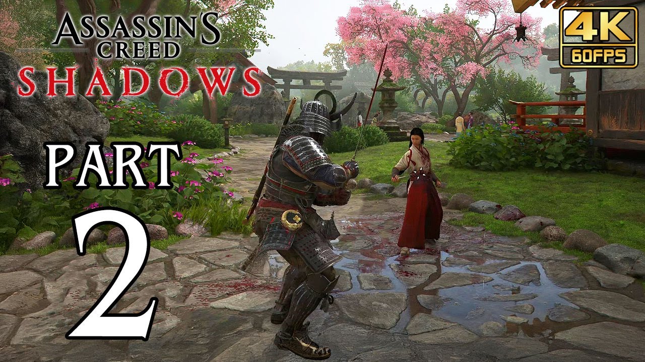 Assassin's Creed SHADOWS Walkthrough PART 2 [4K 60ᶠᵖˢ] No Commentary ...